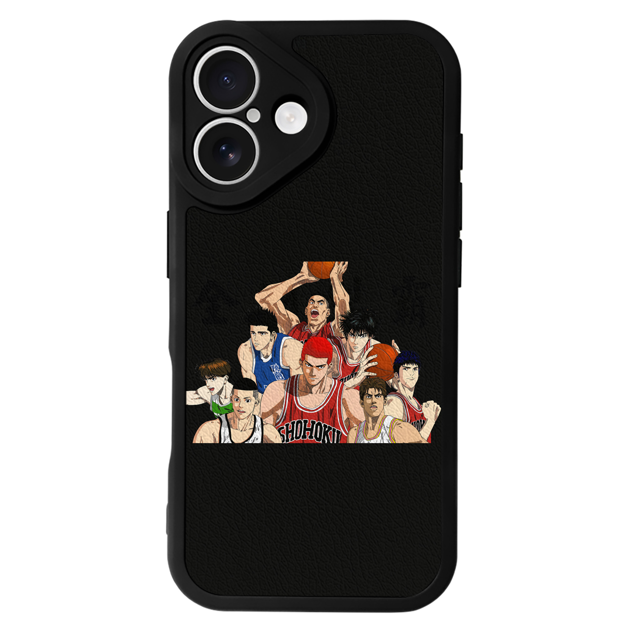 （画像用） SLAM DUNK／スラムダンク 【iPhone 16シリーズ対応】シリコンスマホケース（レザー調） 材質：シリコン